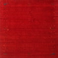 thumbnail image 1 of Ahgly Company Machine Washable Indoor Square Contemporary Brown Red Area Rugs, 5' Square, 1 of 7