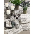 thumbnail image 2 of SARO LIFESTYLE Lignum Vitae Collection Printed Wood Design Table Runner, 16" x 90", Natural, 2 of 2
