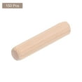 thumbnail image 3 of 150 Pcs Wooden Dowel Pins, 6 x 30mm (0.24 x 1.18 Inch) Wood Dowels Rods, Fluted Dowel Joints, 3 of 7