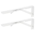 thumbnail image 1 of simhoa 2 Pieces Folding Shelf Brackets K Type Spring Steel Brackets Shelf Hardware 14inch, 1 of 8