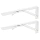 thumbnail image 1 of Soportes de Estante Industriales Baoblaze Soportes de Estante de Acero Blanco 10 Pulgadas, 1 of 8