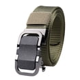 thumbnail image 2 of NIBOLOG Nylon Belt Toothless Fine Workmanship Strong Automatic Buckle Nylon Waist Belt for Work, 2 of 8