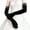 Black, variant on Luxurious Rhinestones Embellished Velvet Long Gloves for Wedding Banquets