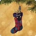thumbnail image 2 of Hallmark Ornament 2002 Dad Plaid Stocking, 2 of 2