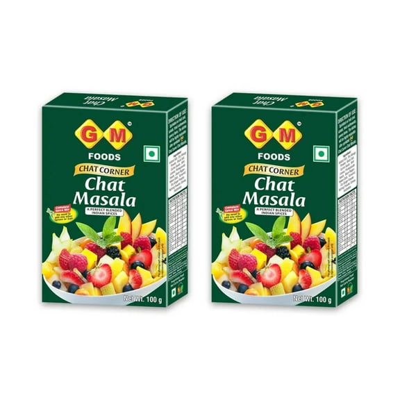 GM Foods Chaat Masala 100 Gram (Pack of 2)