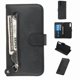 thumbnail image 1 of Estuche de Cuero PU con Cierre para Samsung Galaxy A50/A50S/A30S , Funda Protectora con Billetera y Correa, 1 of 6