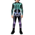 thumbnail image 5 of PLHWHYQ Boys 3D Bodysuit, Stretchy Halloween Full Body Jumpsuit for Halloween Night Activities Black 7-8 Years, 5 of 5