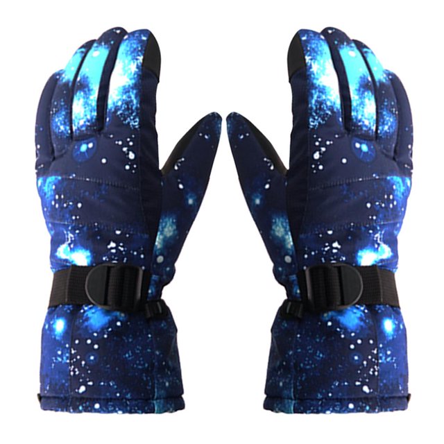 Guantes de esquí térmicos Guante de pantalla antideslizante Guante de shamjiam Guantes de esquí de nieve