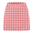 thumbnail image 3 of Girls' Skort Sports Tennis Skirt Solid Color Loose High Waist A-line Skirt for Girls 2-12Y, 3 of 5