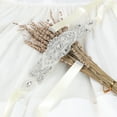 thumbnail image 2 of Unique Bargains Perles de Strass Femmes Décor Ruban de Satin Ceinture de Mariage, 2 of 6