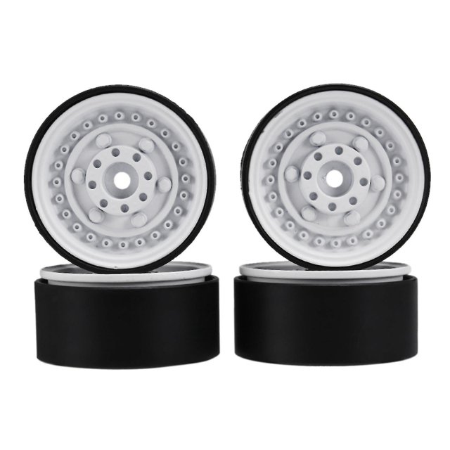 4 cubos de llanta de rueda Beadlock de metal retro de 1,9 pulgadas, 2
