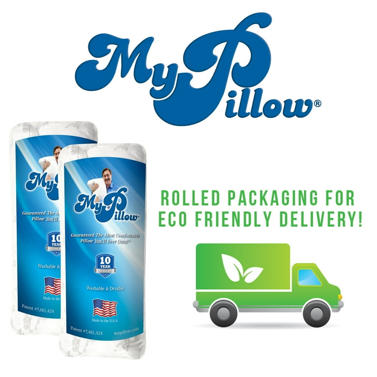 MyPillow Classic Standard Bed Pillow Medium Support Pack of 2