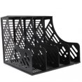 thumbnail image 1 of LAFGUR File Holder 4-Grid Desktop Document Tray High-end Plastic Organizer Storage Office Supplies, 1 of 8