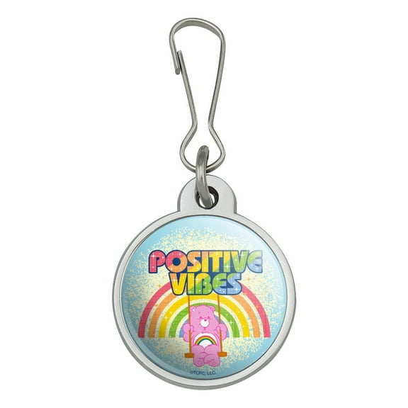 Care Bears Cheer Bear Positive Vibes Jacket Handbag Purse Luggage Backpack Zipper Pull Charm