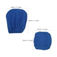 thumbnail image 2 of WHAMVOX 2Ud Para Y Asiento De De Oficina En Tela Elástica Azul Oscuro, 2 of 6