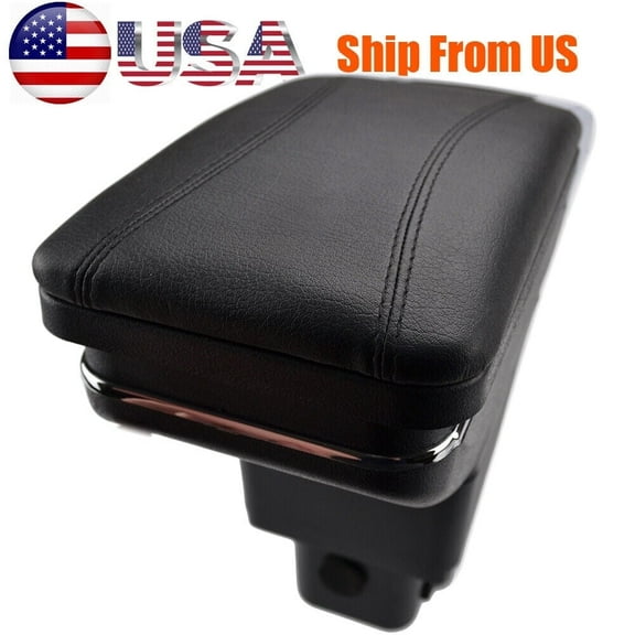 Yiyasu For Honda Fit Jazz 2009-2013 Car Central Console Armrest Box Storage Compartment Black
