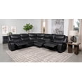 thumbnail image 2 of Sycamore Upholstered Power Reclining Sectional Sofa Grey, 2 of 12