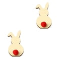 thumbnail image 2 of Monstrate Paquete de 5 rebanadas de de conejo lindas decoraciones de Pascua estilo Simple Scrapbooking manualidades regalos de aniversario Type3 NO3 Monstrate CBP191368, 2 of 6
