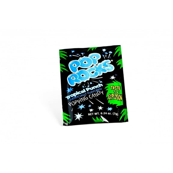 BAYSIDE CANDY POP ROCKS TROPICAL FRUIT PUNCH, PACK OF 6 POP ROCKS