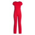 thumbnail image 4 of No Boundaries Rib Tee and Pants Sleep Set, 2-Piece, Women's XXS-3X, 4 of 4