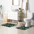 thumbnail image 6 of Yayeee Bath Rug for Bathroom Floor Non Slip Rectangle Fluffy Soft Absorbent Mat, 16"x24", Christmas Santa Hats, 6 of 7