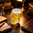 thumbnail image 4 of Skull Shaped Whiskey Glasses,5 oz Heavy Base Skeleton Drinking Cup | Clear Round Mouth Cocktail Glasses for Halloween Decor,Gifts for Cocktail Lovers, 4 of 6