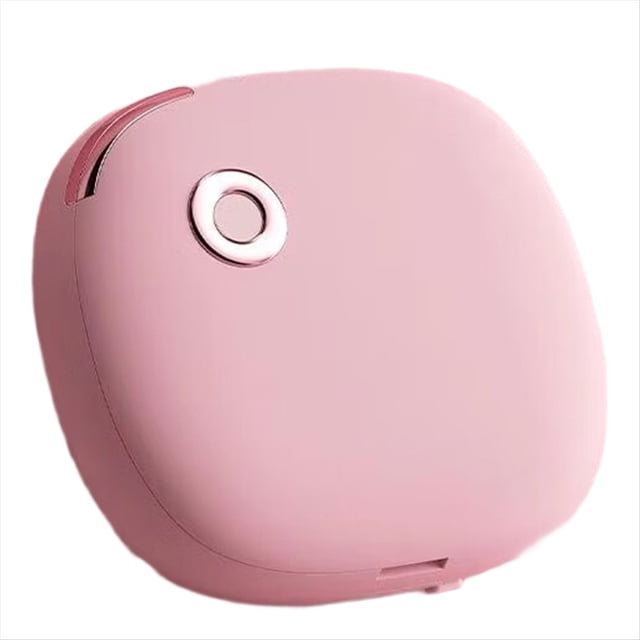 3 Gear Cleaning Modes Contact Lens Ultrasonic Cleaning Machine Travel Rechargeable with Mirror Cleaning Box Pink,1 * Contact lens cleaning machine,Pink