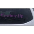 thumbnail image 1 of Cowboy Up With Hat Car or Truck Window Decal Sticker, 1 of 1