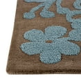 thumbnail image 6 of Decor Rug Hand Tufted 2028 Grey-Turquoise 6.5 ft. x 9.75 ft, 6 of 7