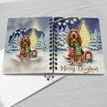 thumbnail image 4 of Merry Christmas Bloodhound Snowy Winter with Gifts Tree Decorations Spiral Bound Journal Dog Lover 5x7in Spiral Notebook - 12020, 4 of 5