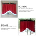 thumbnail image 4 of Cortinas de la ventana de Navidad Drandas de Navidad para la sala de estar dormitorio cocina, 4 of 6
