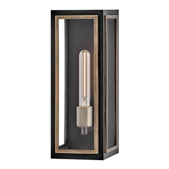 8W 1 Led Mediuml Outdoor Wall Lantern in Traditional Style-15 inches Tall and 6 inches Wide Bailey Street Home 81-Bel-5146928