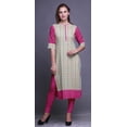 thumbnail image 2 of Bimba Tuniques Droites pour Femmes Kurta Imprimée Tunique d'Été, 2 of 6