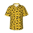 thumbnail image 2 of Xecao Dinosaur print Hawaiian shirt - a stylish short-sleeve button-down for men, perfect for casual beach and tropical outings., 2 of 9