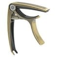 thumbnail image 2 of Trigger Capo, Strong Spring Acoustic Guitar Capo Easy To Operate  For Playing Bronze, 2 of 8