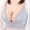 Gray, variant on Plus Size Sports bras for Women Wireless Fashion Solid Color Steel Rings Lace Pad Gathering Camisole Integrated Type Daily Bra