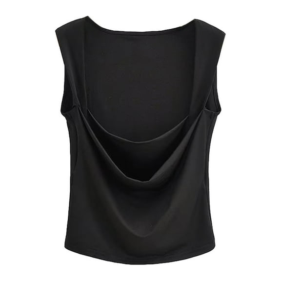 DuoJiaJ Women's Casual U Neck Butterfly Graphic Vest Rib Knit Tank Crop Top Women’s Lace Trim Tank Tops
