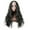 black, variant on Wig with Bangs, Wigs for Women, Mid-length Curly Hair Simulation Wig Ladies Chemical Fiber High Temperature Silk