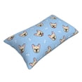 thumbnail image 3 of Kll Cute French Bulldog Pillow Covers Envelope Closure,Super Soft And Cozy Fuzzy Fleece Pillow Case Cover 20"X30", 3 of 9