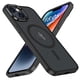 thumbnail image 1 of Funda TEKKU Matte Style para iPhone 15 PLUS Trans Negra compatible con MagSafe, 1 of 7