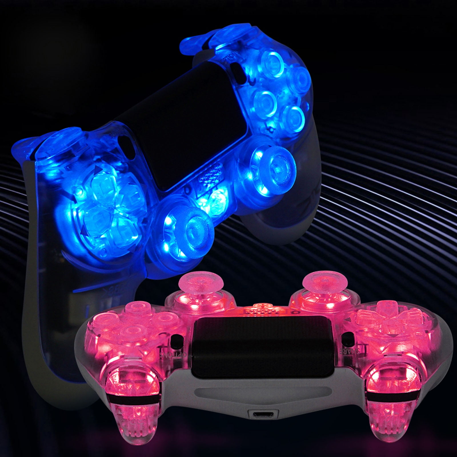 Light up 2024 ps4 controllers