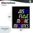 thumbnail image 4 of Stupell Industries Contemporary Just Five Minutes Gamer Buttons Canvas Art, 36 x 48, by Kim Allen, 4 of 8