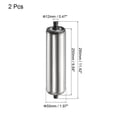 thumbnail image 2 of Unique Bargains Transmetteur à Gravité en Acier Inoxydable 2'x10 Pieds à Rouleau, Extrémité Galvanisée, Lot de 2, 2 of 5