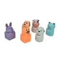 thumbnail image 2 of 6 piezas de bloques suaves para bebés, bloques de construcción apilables de animales, bloques de dentición para niños pequeños., 2 of 14