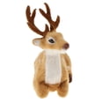 thumbnail image 4 of Abbracc Figurine Modèle Animal Renne Sika Allongé Simulation Décoration Maison style Arts 8, 4 of 8
