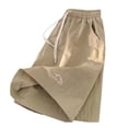 thumbnail image 5 of Hurxie Mens Hiking Shorts Quick Dry Lightweight 3 Zipper Pockets Summer Workout Gym Athletic Running Shorts Men Khaki,4XL, 5 of 7