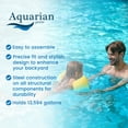 thumbnail image 5 of Aquarian Phoenix 24' x 52" Steel Frame DIY 6-8 Person Above Ground Pool Kit, 5 of 12
