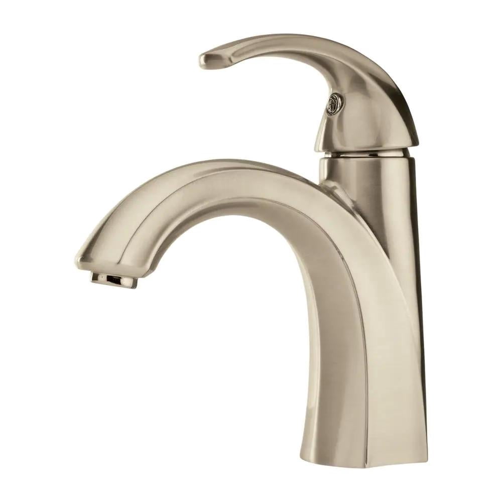 Pfister LF-042-SLKK Selia Single-Handle Bathroom Faucet w/ Push & Seal Drain (Brushed Nickel)