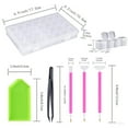 thumbnail image 3 of Herunwer 5D Accessories Kit, Multi-Pen Set with Storage Box, Tweezers and Plates for Art Craft, 3 of 8