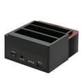 thumbnail image 1 of All in 1 Dual Bay HDD Docking Station Multifunctional 2.5/3.5Inch IDE&SATA Hard Disk Base USB 3.0 HDD Station EU Plug, 1 of 5